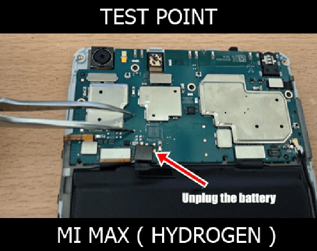Test point EDL 9008 Xiaomi Mi Max - Vị trí chập test point Xiaomi Mi Max