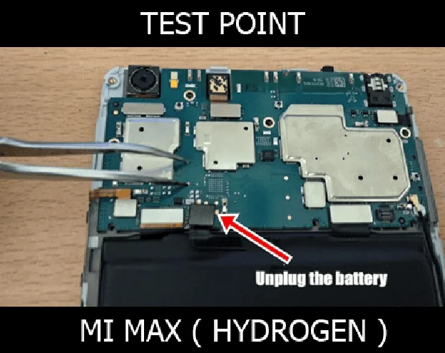 Test point EDL 9008 Xiaomi Mi Max - Vị trí chập test point Xiaomi Mi Max