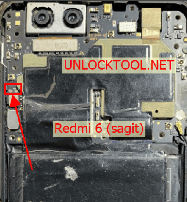 Test point EDL 9008 Xiaomi Redmi 6 - Vị trí chập test point Xiaomi Redmi 6