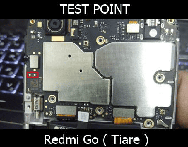 Test point EDL 9008 Xiaomi Redmi Go - Vị trí chập test point Xiaomi Redmi Go