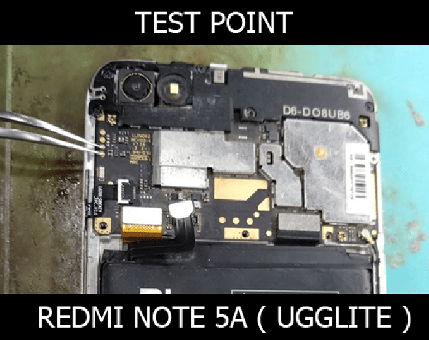 Test point EDL 9008 Xiaomi Redmi 4A (Rolex) - Vị trí chập test point Xiaomi Redmi 4A (Rolex)