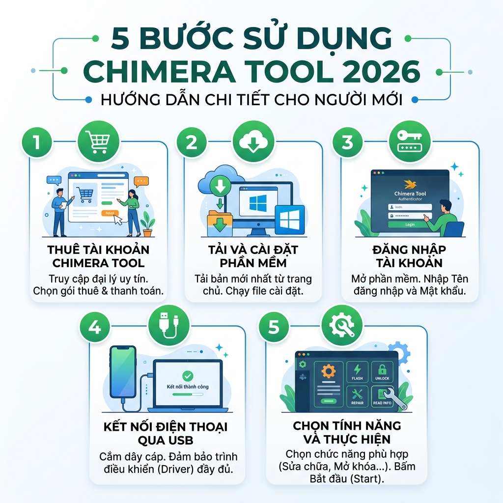 5 bước sử dụng Chimera Tool 2026 hướng dẫn chi tiết