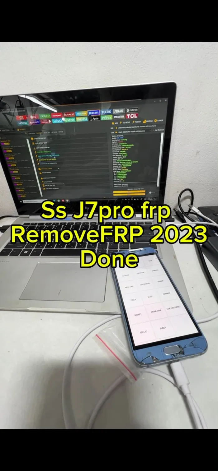 Samsung J7 Pro xóa FRP bằng UnlockTool