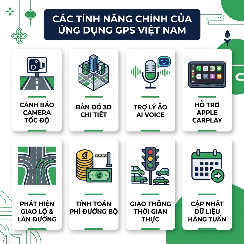 Vietmap Live Pro 8 tính năng nổi bật 2026 infographic