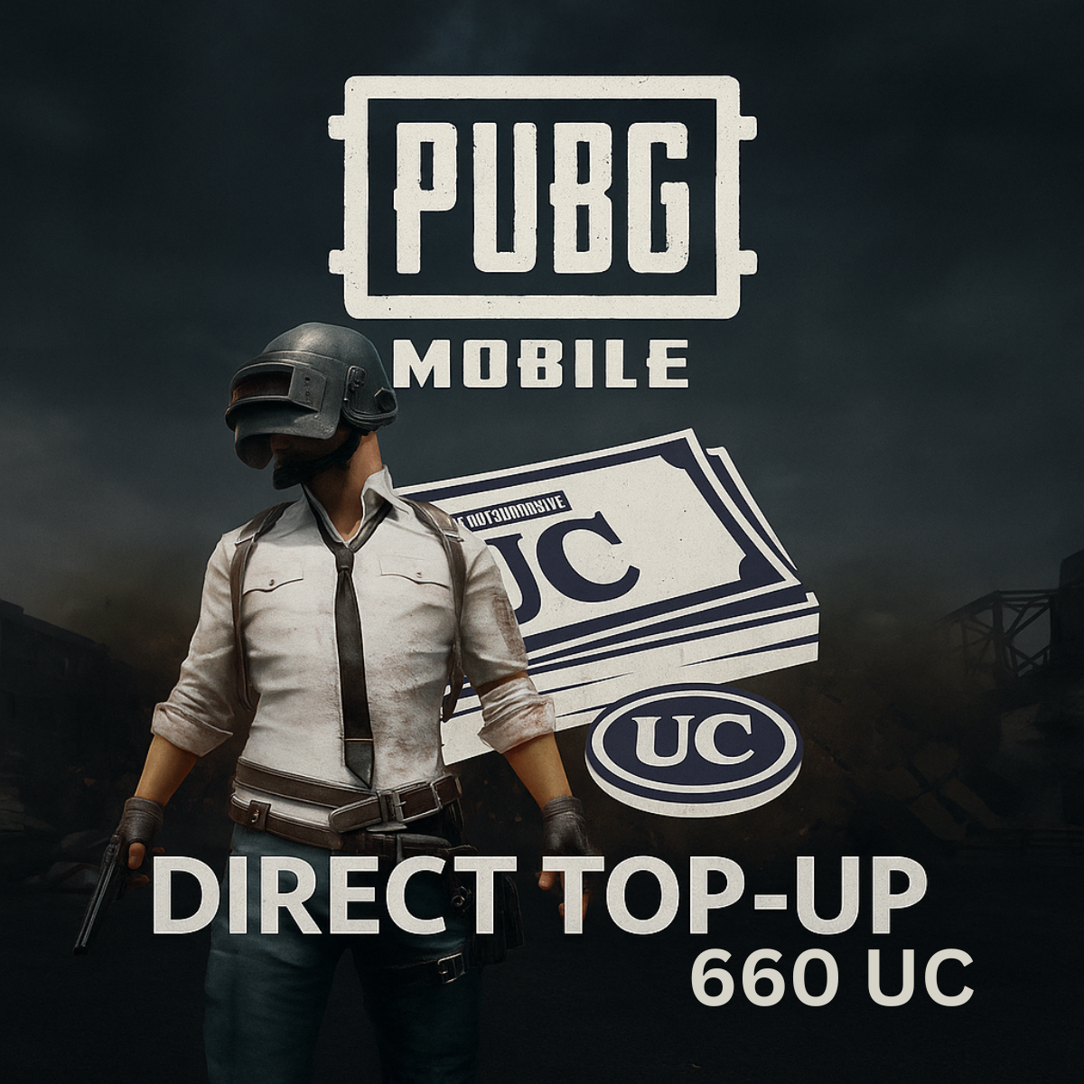 PUBG Mobile 600 OR 600 + 60 UC [ DIRECT TOP-UP ]