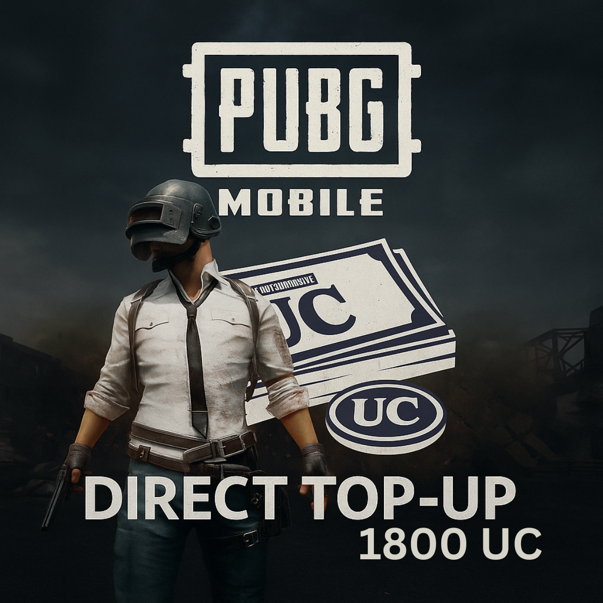 PUBG Mobile 1500 OR 1500 +300 UC [ DIRECT TOP-UP ]
