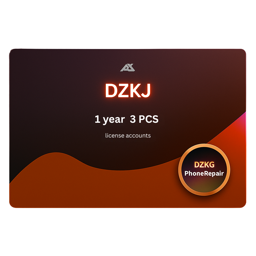 DZKJ PhoneRepair Tools activation CODE 1-year 3 PCS license accounts