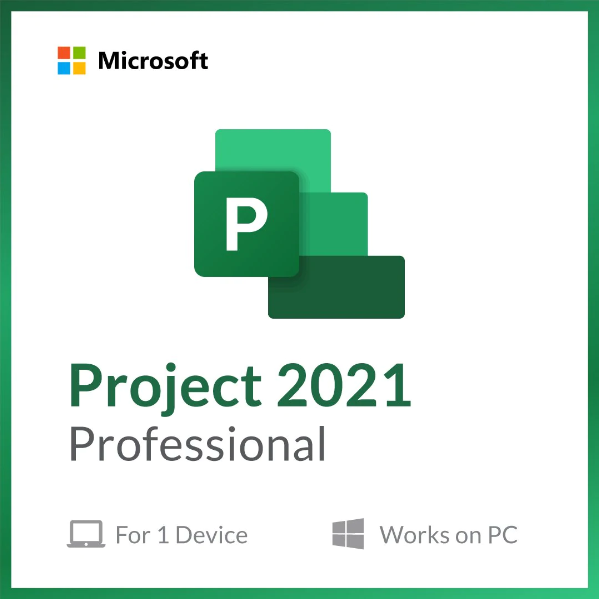 Microsoft Project 2021 Professional 1 PC (Lifetime)
