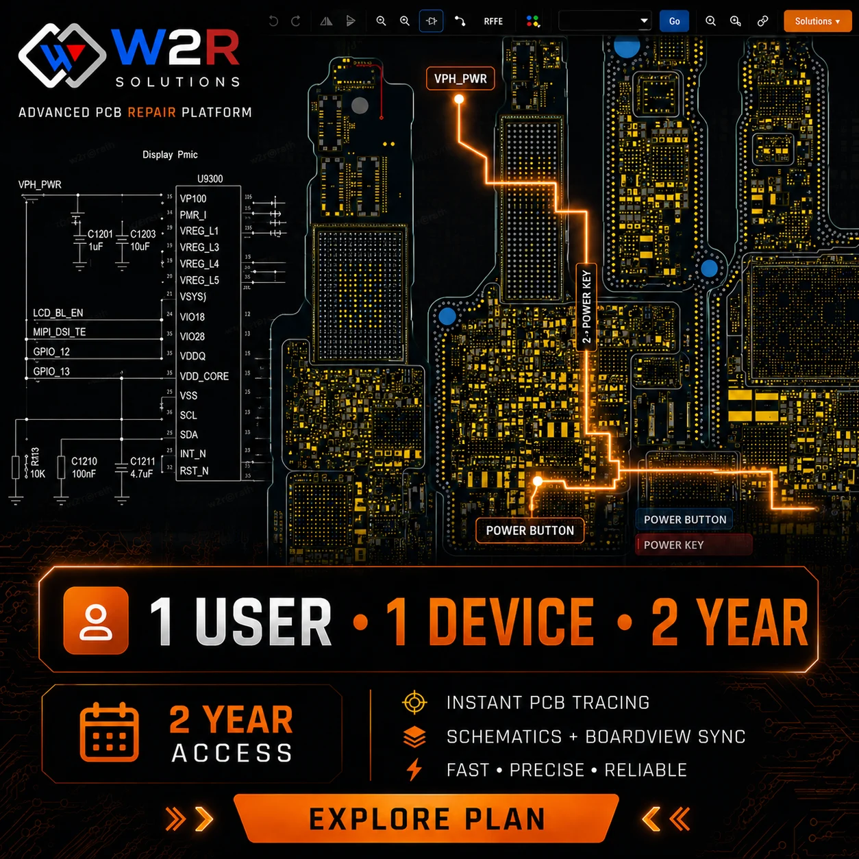 W2R Solutions Schematic License (1 User • 1 Device) – 2 Years + 3 Months Free